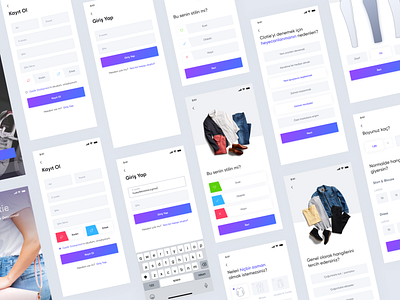 Clothing Style Creation App app app design clothes clothing clothing design concept design dresses e commerce app ecommerce flat interface jean minimal mobile mobile ui project style ui ux