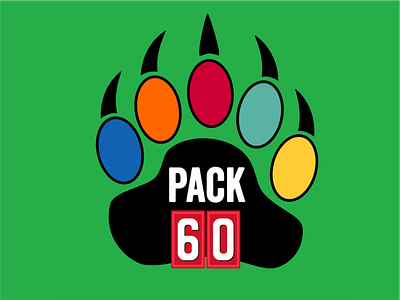 Pack 60 Logo - Paw