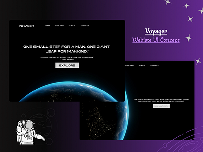 Voyager adobexd design figma graphic design ui