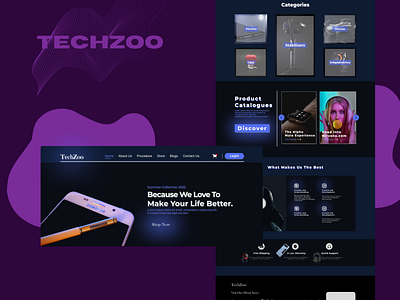 TechZoo adobexd design figma graphic design ui