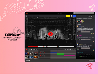 EdiPlayer UI Concept