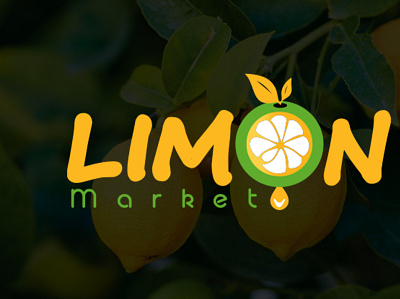 Limon market logo 3d animation app arshunno art brand branding design flat food logo graphic design icon illustration lemon logo minima minimal food logo motion graphics ui vector