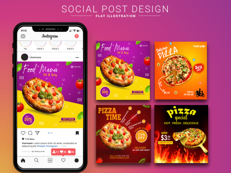 Social Media Design by Ashikur Rahman Shunno on Dribbble