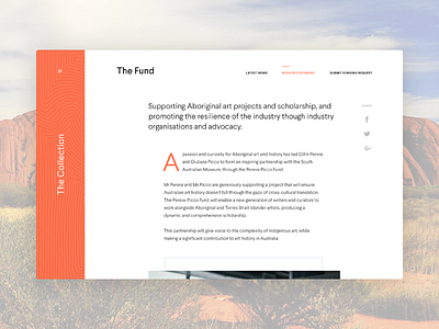 Article page article blog clean fund light typography