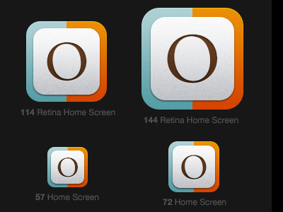 Home Screen icon for iPhone and iPad app icon home screen icon ios ipad iphone retina