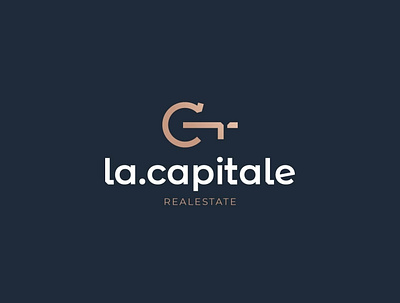 La.capital | Realestate branding design graphic design illustration logo