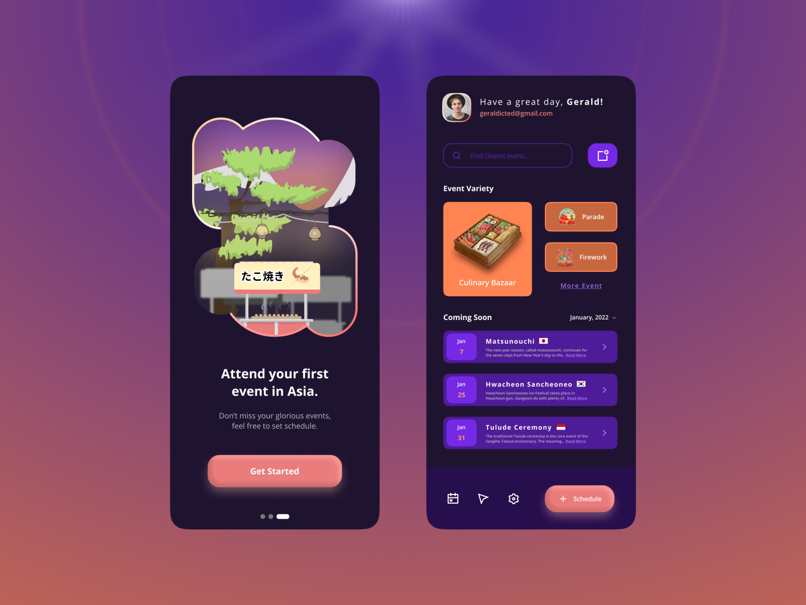 Event Finder App By Benu Wisnu On Dribbble