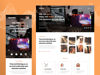 Sounion Website & Responsive Mode