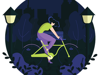 Bicycle design illustration vector