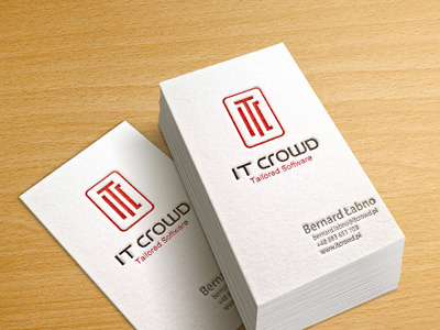 IT Crowd - business cards branding business cards corporate identity