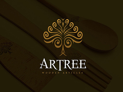ArTree design logo natural wood