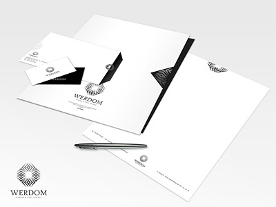 Werdom - branding branding businesscard corporate identity letterhead logotype werdom
