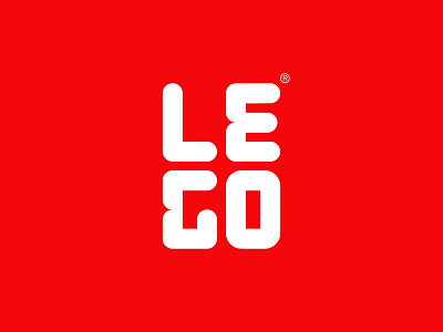 Lego - Logo Redesign brand branding concept design lego lego logo logo concept logo redesign logos logotype mark minimal rebrand vector