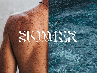 Summer arn° branding custom design font logo minimal summer type typekid typography vector wordmark