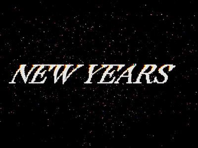 ✨ Happy New Years! ✨ 2022 animation arn° branding font glitch motion motion graphics new years pixels type typeface