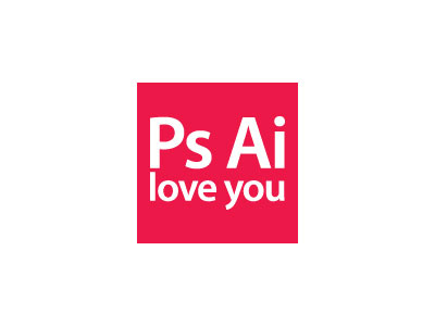 Ps Ai Love You ai design icon love love you ps