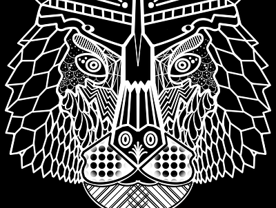 King tiger branding design graphic design illustration logo