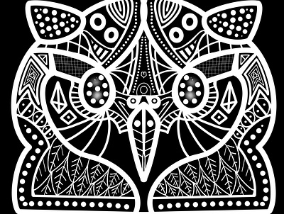 Mandowl branding design geometric illustration logo tattoo