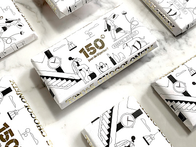 Department Store 150 anniversary beehive bijenkorf celebration chocolate identity shopper tote wrap