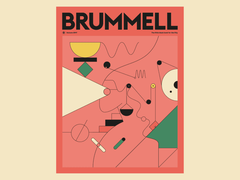 Brummell autumn issue cover inspirational women magazine rube goldberg