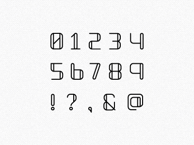 Type › Numerals albatross font type