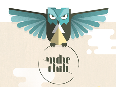 Indie Club Poster club gig poster indie poster venue