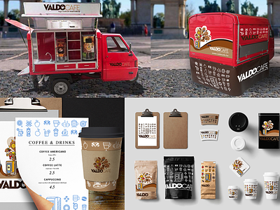 Brand identity CAFE branding design graphic design illustration vector