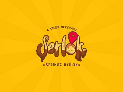 Serlok - A Food Merchant branding design graphic design illustration logo typography