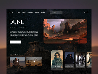 Webdesign - Dune