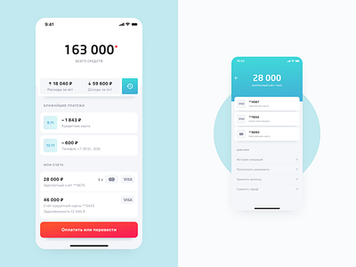 Mobile Banking App concept