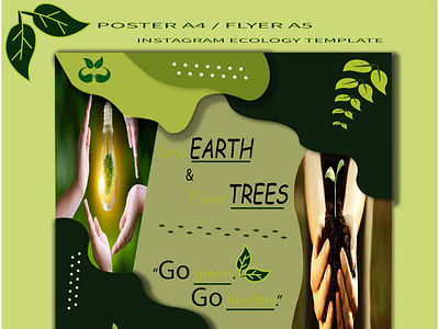ECOLOGY POSTER A4 / FLYER A5 TEMPLATE