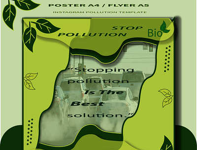 ECOLOGY POLLUTION POSTER /FLYER TEMPLATE ecology pollution flyer ecology pollution flyer template ecology pollution poster graphic design logo nature pollution flyer template nature pollution poster