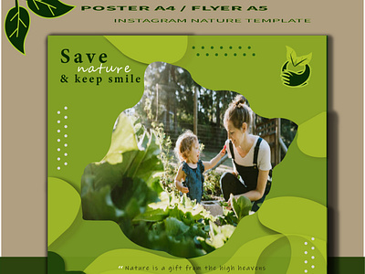 ECOLOGY NATURE POSTER /FLYER TEMPLATE