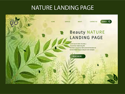 nature landing page