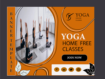 banner template banner design banner template graphic design yoga banner