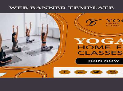 web banner template graphic design web banner template yoga web banner yoga web banner template