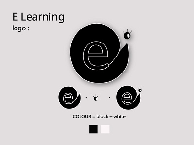 E Learning logo. branding e learning logo with branding. graphic design logo logo design logofolio logos
