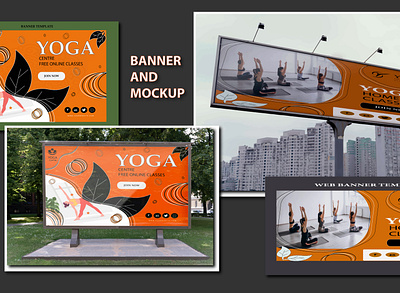 Banner and Branding. banner banner template banner with mockup branding graphic design web banner web banner template