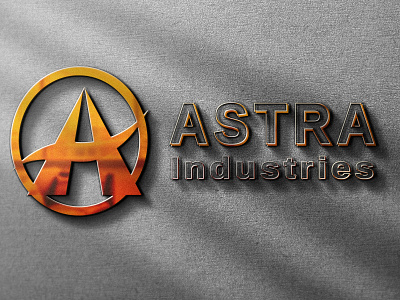 Astra Logo with Branding branding flat logo graphic design logo logos logotipo modern logo