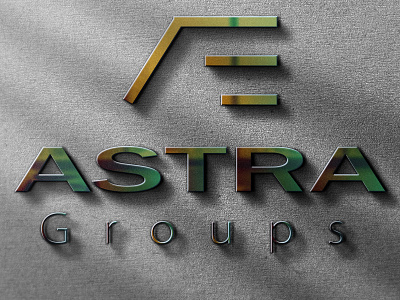 Astra Logo with Branding brand branding flat logo graphic design logo logo design logos logotipo minimalize logo modern logo