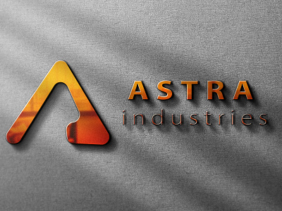 Astra Logo with Branding branding flat logo graphic design logo logofolio logos logotipo modern logo