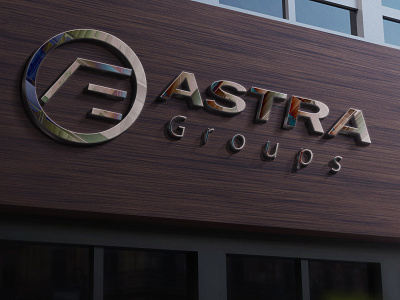 Astra Logo with Branding branding flat logo graphic design logo logofolio logos logotipo modern logo