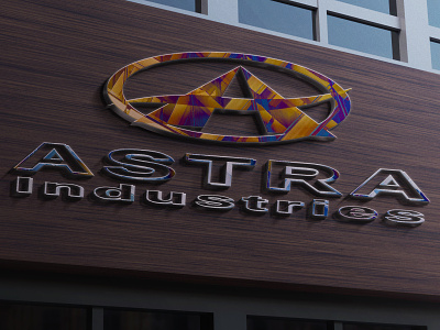 Astra Logo with Branding brand branding flat logo graphic design logo logofolio logos logotipo modern logo