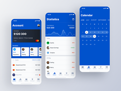 The Bank app application bank blockchain card financial graphic interaction interface ios minimal mobile payments product product design transfer ui ui kit ux web