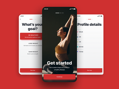 The Workout app application fitness graphic gym interaction ios log in mobile onboarding product product design sport ui ui kit ux web weight welcome workout