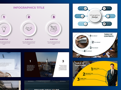 Infographics - Pitch Deck branding design google slides graphic design illustration infographics pitch deck powerpoint presentation typography vector