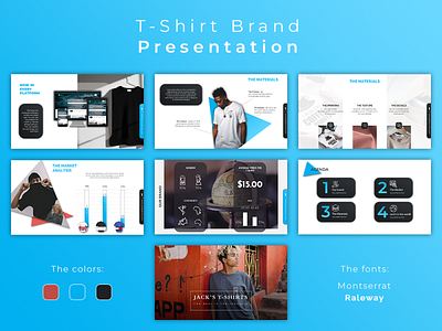T-Shirt brand Presentation design