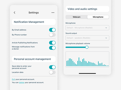 Settings | Daily UI Challenge 007