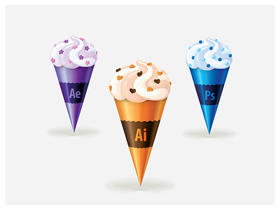 Oh my sweetness... ae ai design ice cream icecream icon icon set icons icons design illustration ps vector