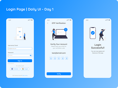 Login Page | Daily UI - Day 1